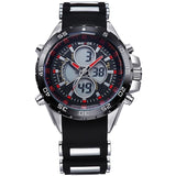 Electro Dual Time Steel Infused Black/Red