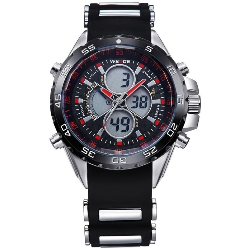 Electro Dual Time Steel Infused Black/Red