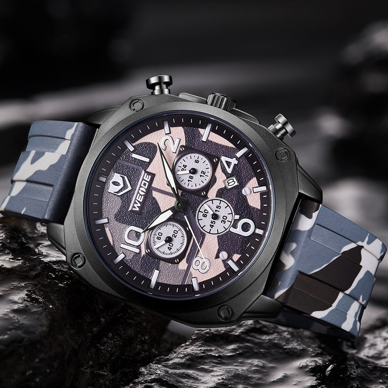 Admiral Chronograph Slicone Camouflage