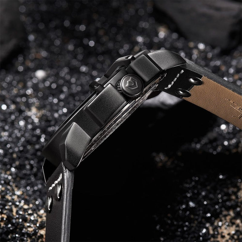 Gigantaur 50mm Leather Black