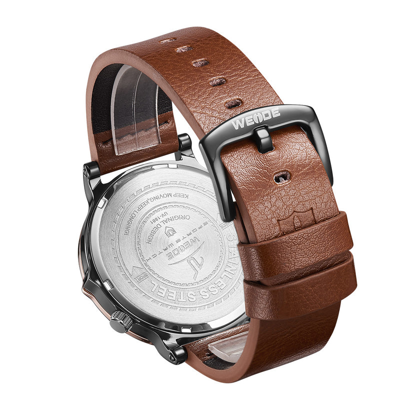 Archer Dual Time 46mm Rose Gold/Brown