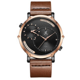 Archer Dual Time 46mm Rose Gold/Brown