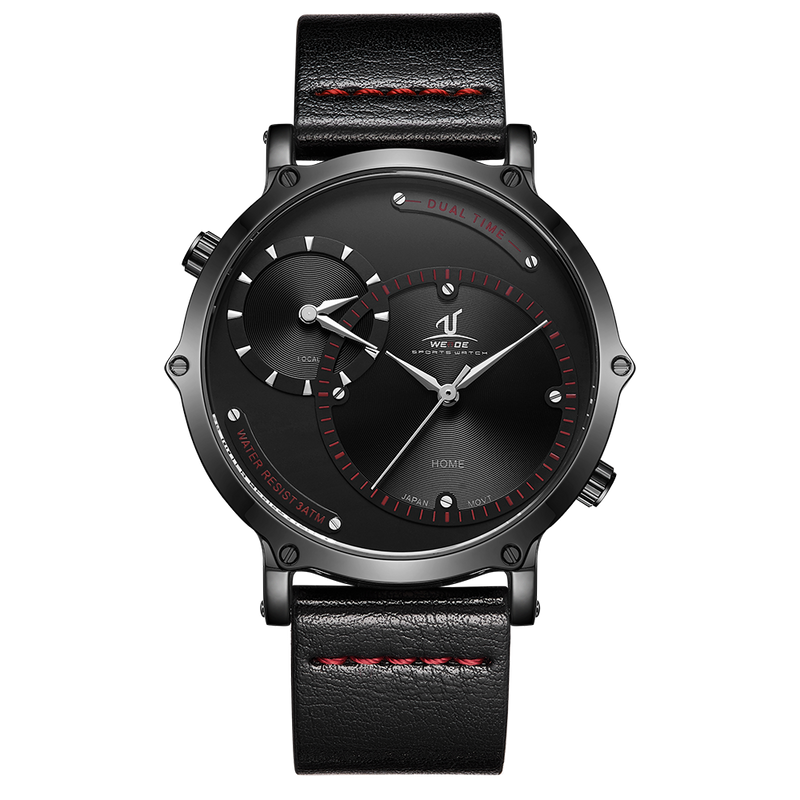 Archer Dual Time 46mm Ionic/Red Trim