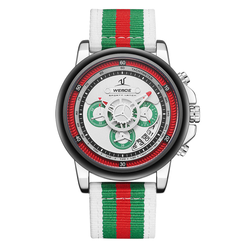 Europa Chronograph Nylon Green/White/Red