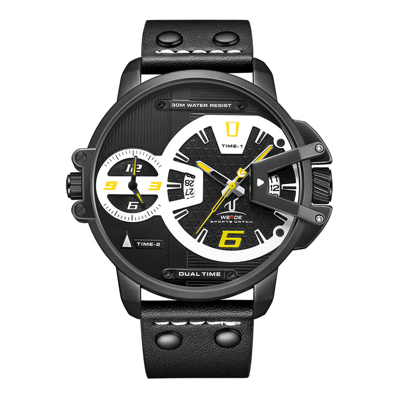 Gigantaur 50mm Leather Black/Yellow