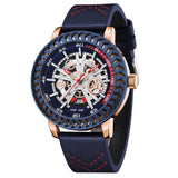 Spoke 45mm Rose Gold/Ionic Blue