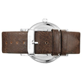 Classic Quartz 40mm Leather Brown/White