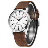 Classic Quartz 40mm Leather Brown/White