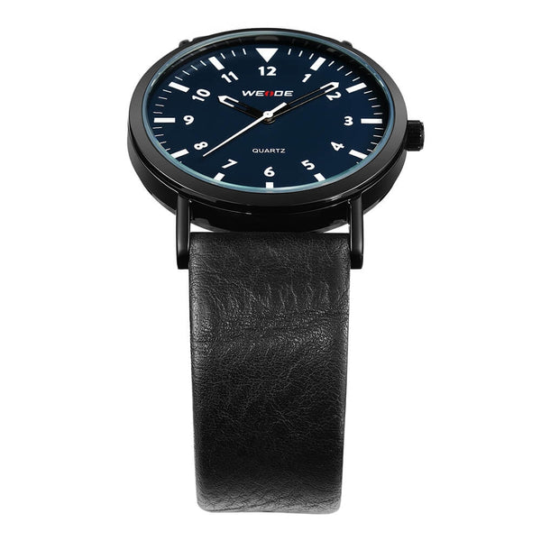 Classic Quartz 40mm Leather Black/Navy