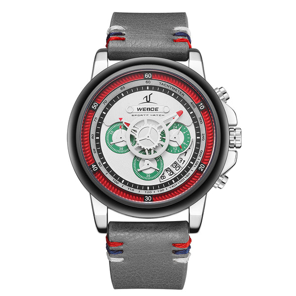 Europa Chronograph Leather Grey