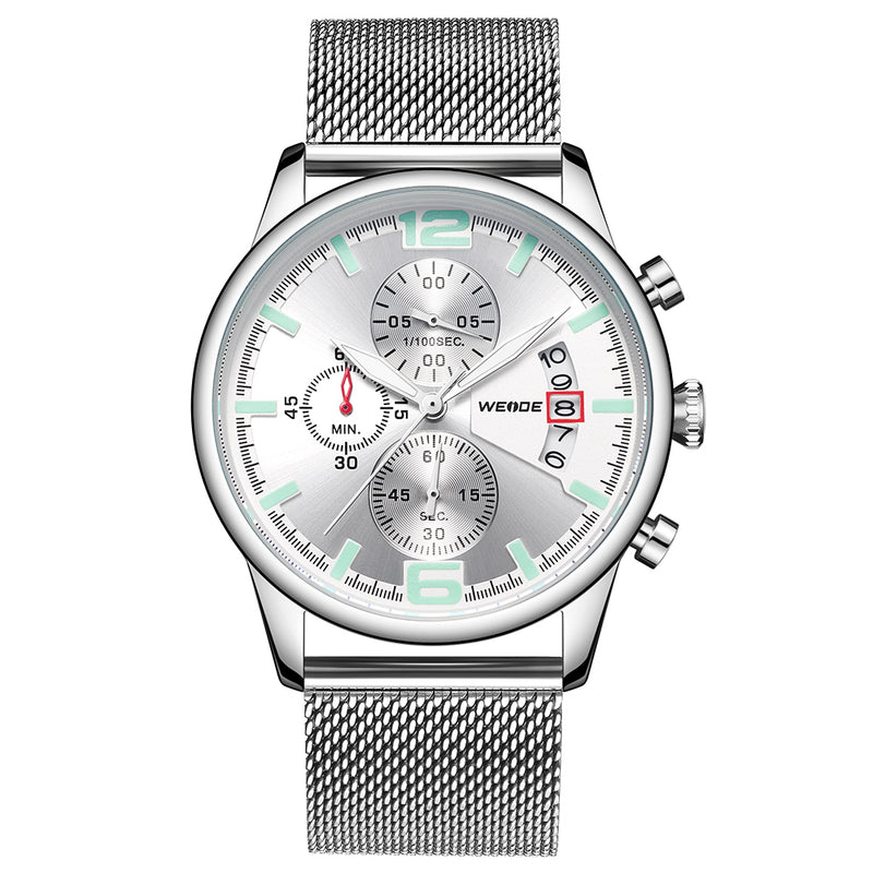 Race Milanese Silver/White