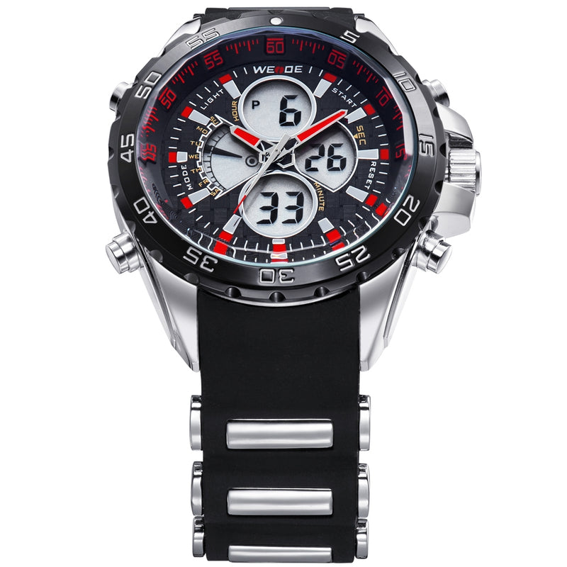 Electro Dual Time Steel Infused Black/Red