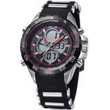 Electro Dual Time Steel Infused Black/Red
