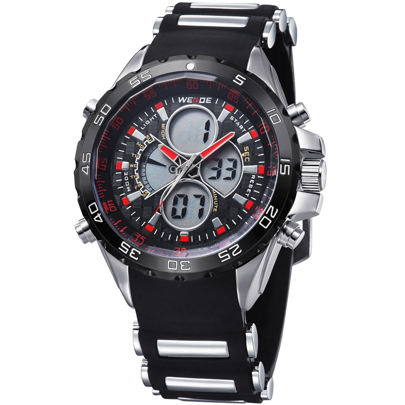 Electro Dual Time Steel Infused Black/Red
