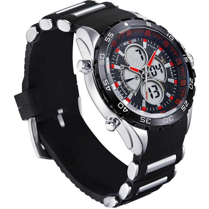 Electro Dual Time Steel Infused Black/Red
