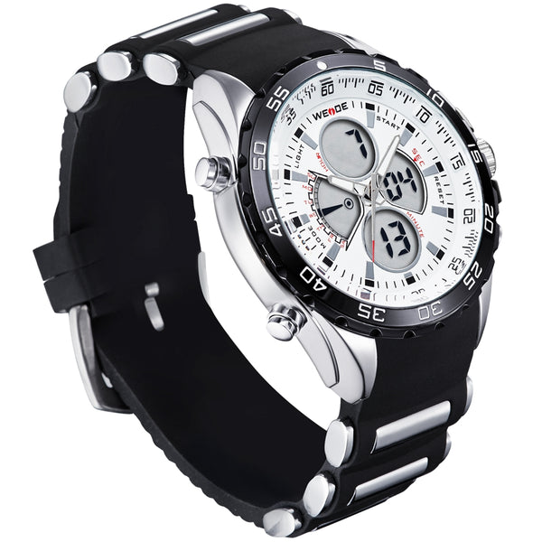 Electro Dual Time Steel Infused Black/White