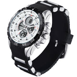 Electro Dual Time Steel Infused Black/White