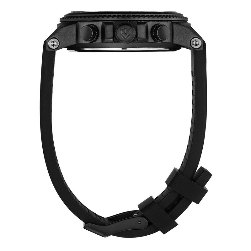 Dual Time World City Silicone Black/Yellow